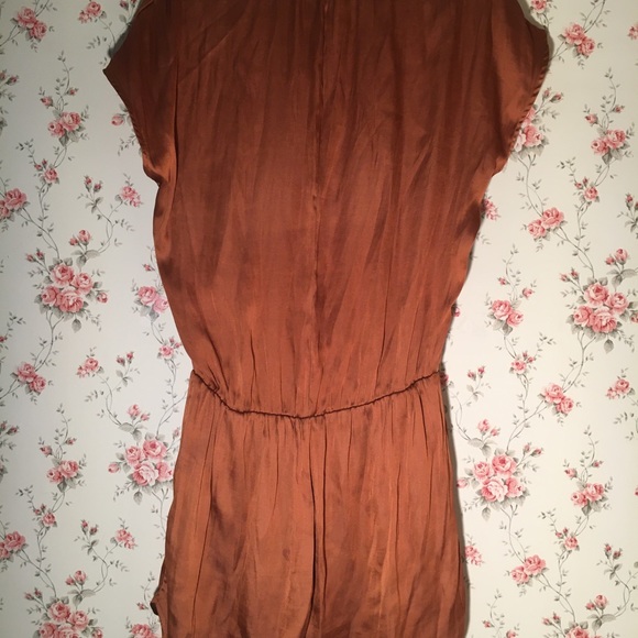Brown camel caramel dress summer Size 6 H&M tunic - Picture 3 of 5